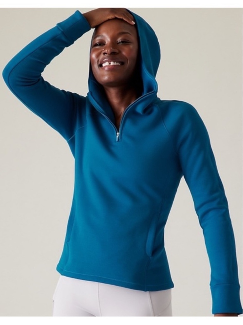 Altitude Polartec® Hoodie Sweatshirt in Teal